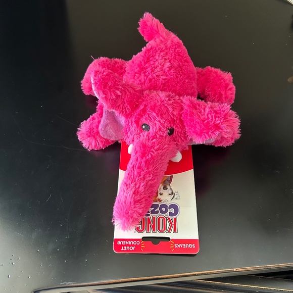 Kong Cozie Pink Elephant Dog Toy. NWT - Picture 1 of 6
